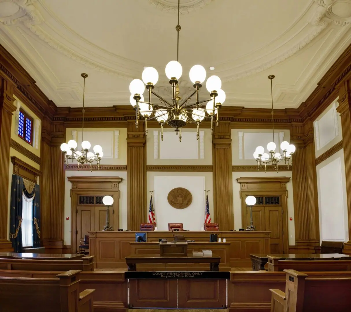 Historic Pioneer Courthouse Courtroom